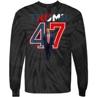 President Donald Trump 47 Trump Winner 2024 Trump 45 47 Tie-Dye Long Sleeve Shirt