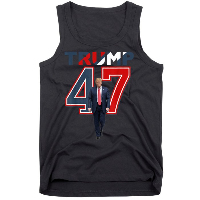 President Donald Trump 47 Trump Winner 2024 Trump 45 47 Tank Top