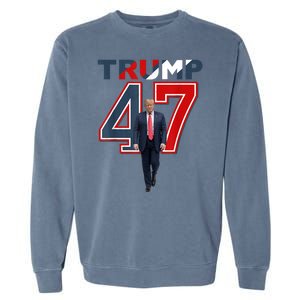 President Donald Trump 47 Trump Winner 2024 Trump 45 47 Garment-Dyed Sweatshirt