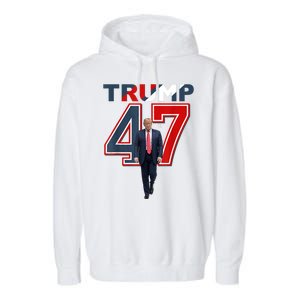 President Donald Trump 47 Trump Winner 2024 Trump 45 47 Garment-Dyed Fleece Hoodie