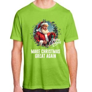 President Donald Trump Make Christmas Great Again Santa Gift Adult ChromaSoft Performance T-Shirt