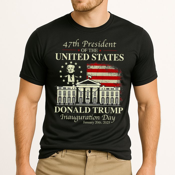 President Donald Trump Inauguration Day 2025 Memorabilia Cooling Performance Crew T-Shirt