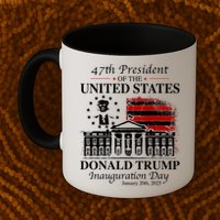 President Donald Trump Inauguration Day 2025 Memorabilia Mug