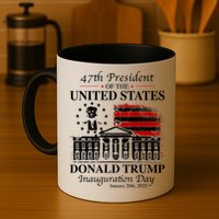 President Donald Trump Inauguration Day 2025 Memorabilia Mug