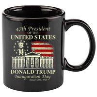 President Donald Trump Inauguration Day 2025 Memorabilia 11oz C Handle Ceramic Mug