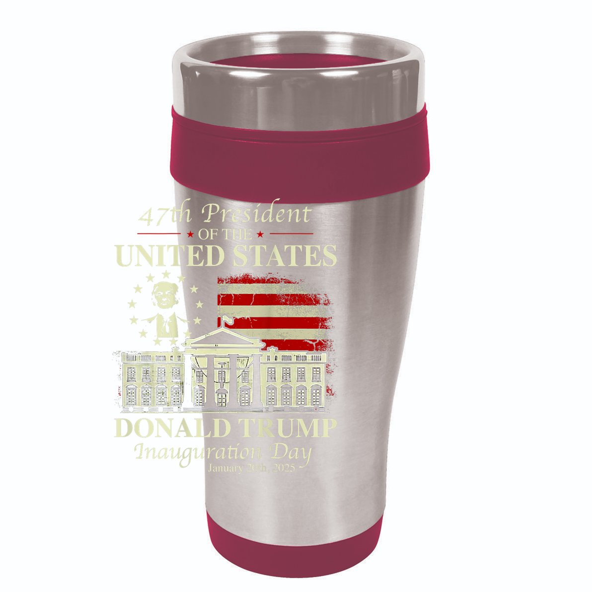 President Donald Trump Inauguration Day 2025 Memorabilia 15oz Campfire Ceramic Mug