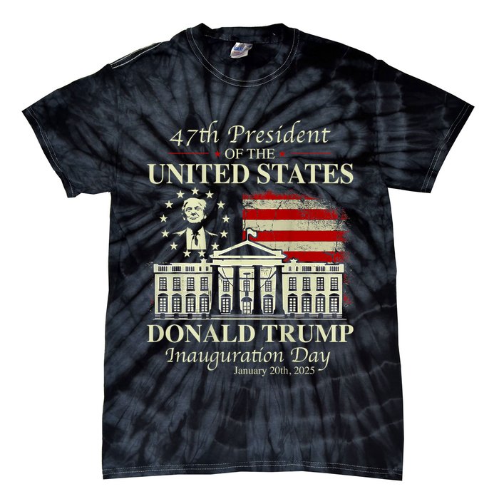 President Donald Trump Inauguration Day 2025 Memorabilia Tie-Dye T-Shirt