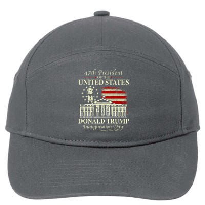 President Donald Trump Inauguration Day 2025 Memorabilia 7-Panel Snapback Hat