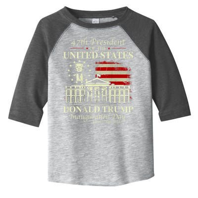 President Donald Trump Inauguration Day 2025 Memorabilia Toddler Fine Jersey T-Shirt
