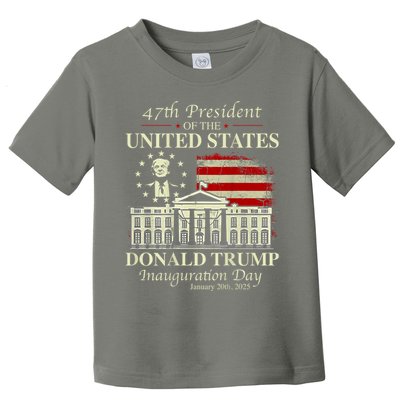 President Donald Trump Inauguration Day 2025 Memorabilia Toddler T-Shirt