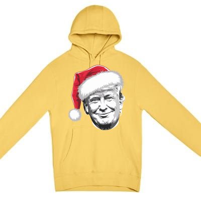 President Donald Trump Wearing A Christmas Santa Hat Xmas Cool Gift Premium Pullover Hoodie