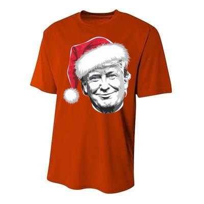 President Donald Trump Wearing A Christmas Santa Hat Xmas Cool Gift Performance Sprint T-Shirt