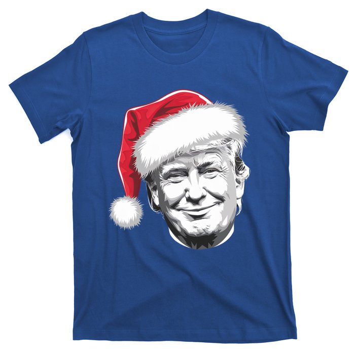 President Donald Trump Wearing A Christmas Santa Hat Xmas Cool Gift T-Shirt