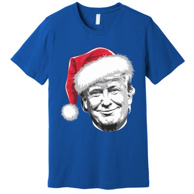 President Donald Trump Wearing A Christmas Santa Hat Xmas Cool Gift Premium T-Shirt