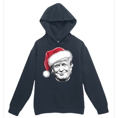 President Donald Trump Wearing A Christmas Santa Hat Xmas Cool Gift Urban Pullover Hoodie