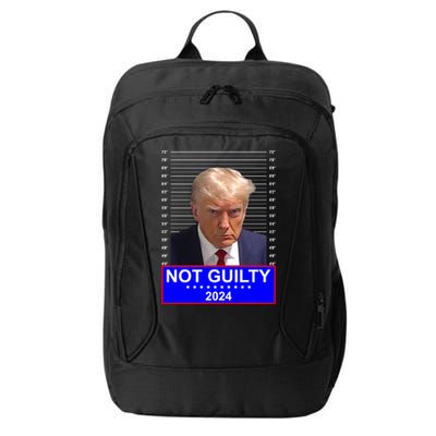 President Donald Trump Mugshot 2024 Not Guilty City Backpack