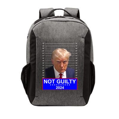 President Donald Trump Mugshot 2024 Not Guilty Vector Backpack