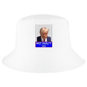 President Donald Trump Mugshot 2024 Not Guilty Cool Comfort Performance Bucket Hat