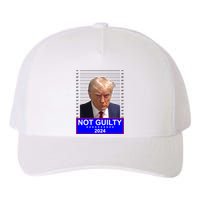 President Donald Trump Mugshot 2024 Not Guilty Yupoong Adult 5-Panel Trucker Hat