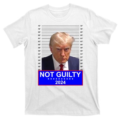 President Donald Trump Mugshot 2024 Not Guilty T-Shirt