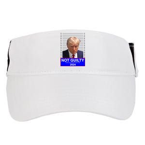 President Donald Trump Mugshot 2024 Not Guilty Adult Drive Performance Visor