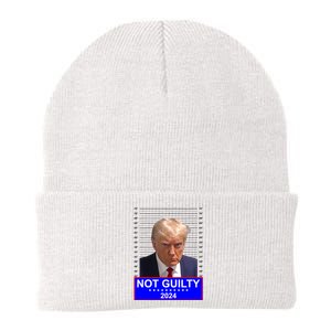 President Donald Trump Mugshot 2024 Not Guilty Knit Cap Winter Beanie