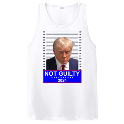 President Donald Trump Mugshot 2024 Not Guilty PosiCharge Competitor Tank