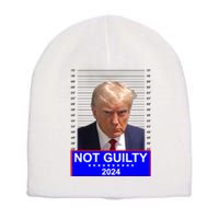 President Donald Trump Mugshot 2024 Not Guilty Short Acrylic Beanie