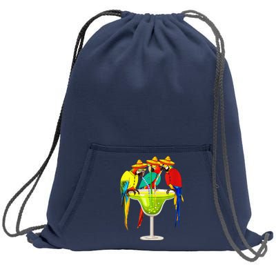 Parrots Drinking Tequila Cinco De Mayo Mexican Fiesta Lovers Sweatshirt Cinch Pack Bag