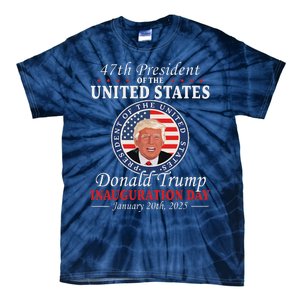 President Donald Trump Inauguration Day 2025 Memorabilia Tie-Dye T-Shirt