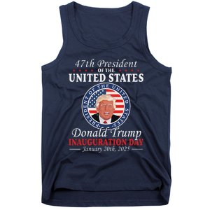 President Donald Trump Inauguration Day 2025 Memorabilia Tank Top