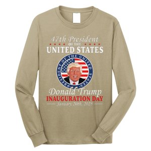 President Donald Trump Inauguration Day 2025 Memorabilia Long Sleeve Shirt