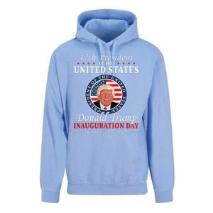 President Donald Trump Inauguration Day 2025 Memorabilia Unisex Surf Hoodie