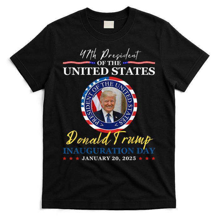 President Donald Trump Inauguration Day 2025 Memorabilia T-Shirt
