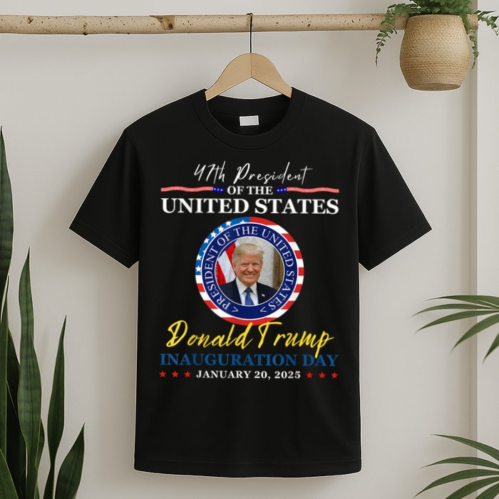 President Donald Trump Inauguration Day 2025 Memorabilia T-Shirt