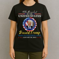 President Donald Trump Inauguration Day 2025 Memorabilia T-Shirt