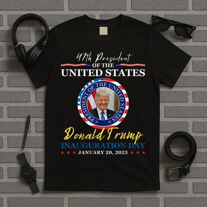 President Donald Trump Inauguration Day 2025 Memorabilia T-Shirt