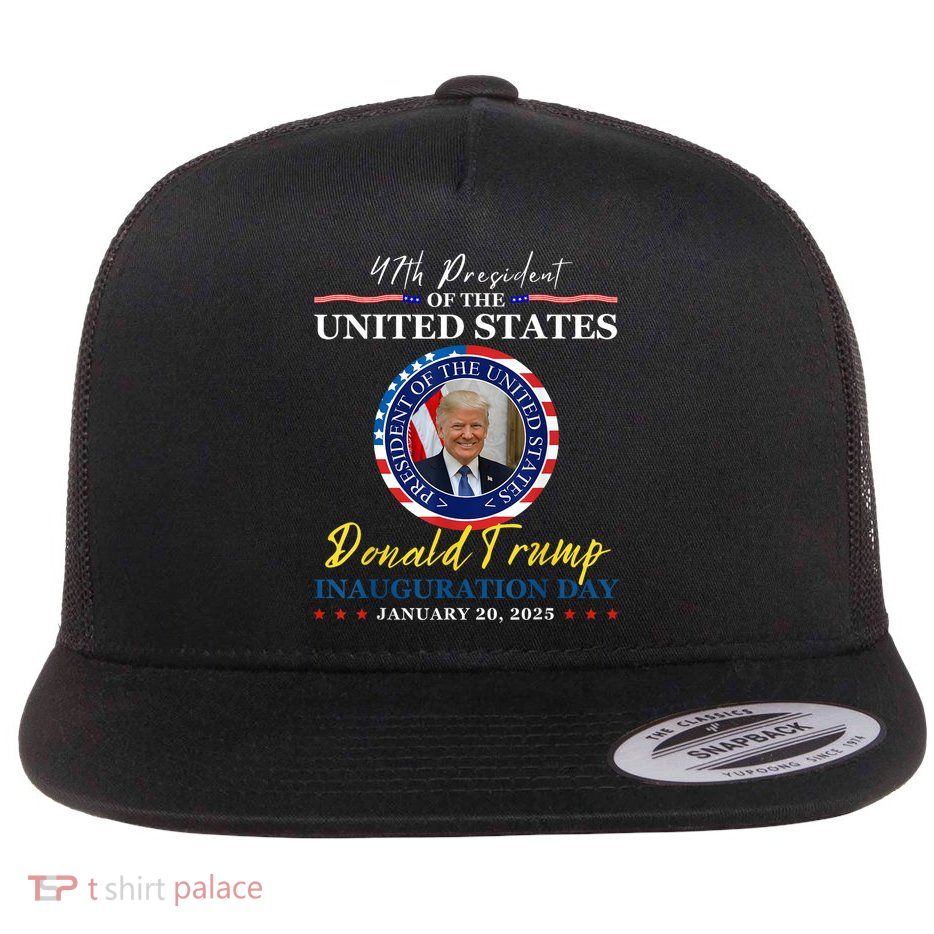 President Donald Trump Inauguration Day 2025 Memorabilia Flatbill Hat