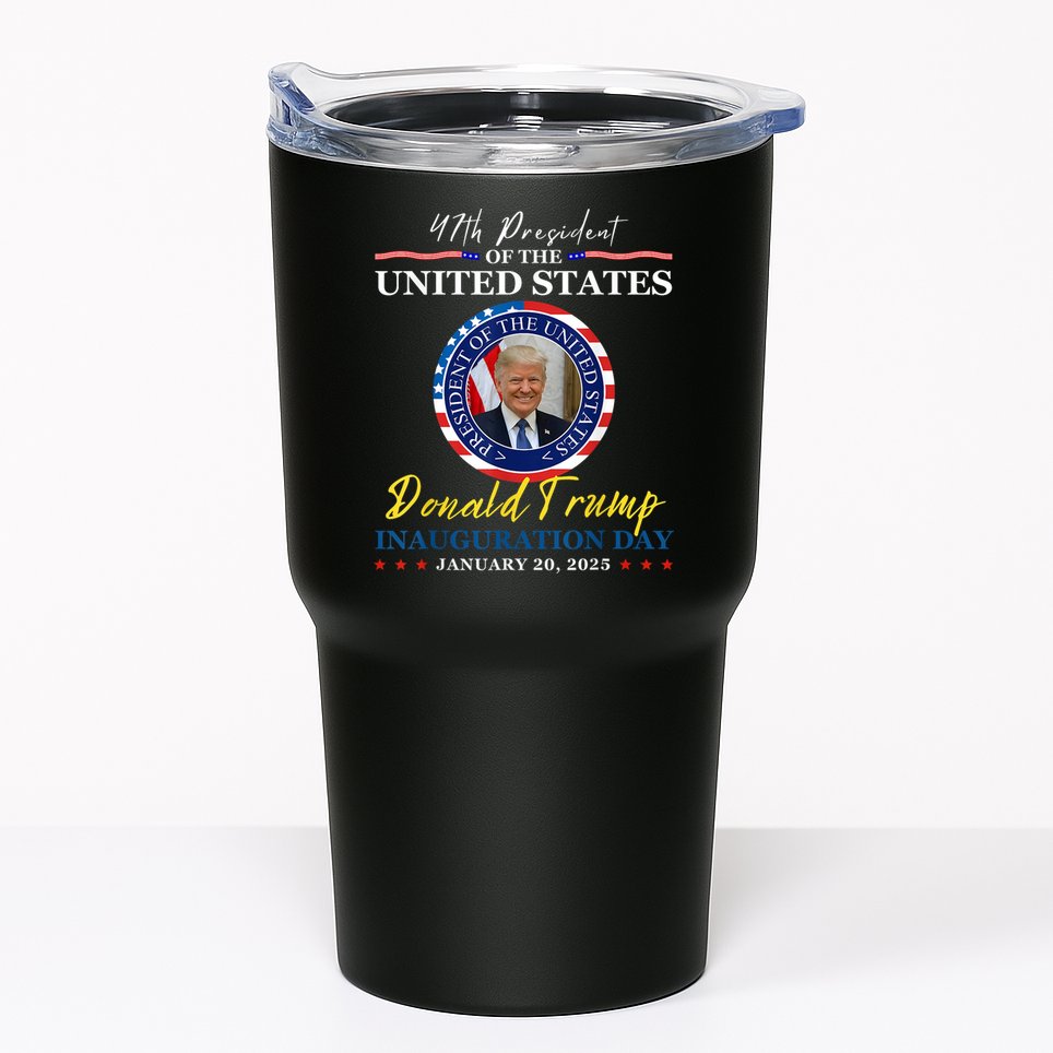 President Donald Trump Inauguration Day 2025 Memorabilia Tumbler