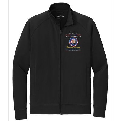 President Donald Trump Inauguration Day 2025 Memorabilia Stretch Full-Zip Cadet Jacket