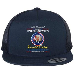 President Donald Trump Inauguration Day 2025 Memorabilia Flat Bill Trucker Hat