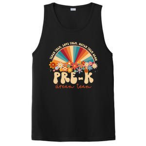 Prek Dream Team Retro Groovy Rainbow Back To School Teacher PosiCharge Competitor Tank