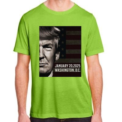 President Donald Trump 2025 Inauguration Date Commemorative Adult ChromaSoft Performance T-Shirt