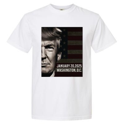 President Donald Trump 2025 Inauguration Date Commemorative Garment-Dyed Heavyweight T-Shirt