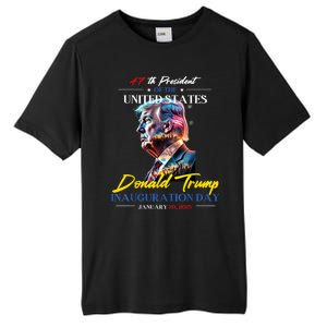 President Donald Trump Inauguration Day 2025 47th President Tall Fusion ChromaSoft Performance T-Shirt