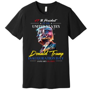 President Donald Trump Inauguration Day 2025 47th President Premium T-Shirt