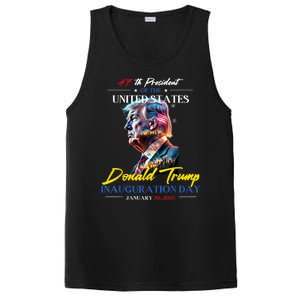 President Donald Trump Inauguration Day 2025 47th President PosiCharge Competitor Tank