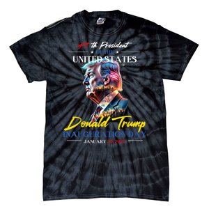 President Donald Trump Inauguration Day 2025 47th President Tie-Dye T-Shirt