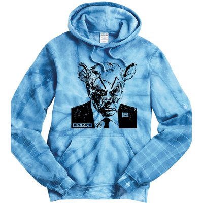 Pig Dick Trump Anti Trump Tie Dye Hoodie