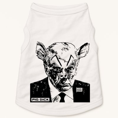 Pig Dick Trump Anti Trump Doggie Tank